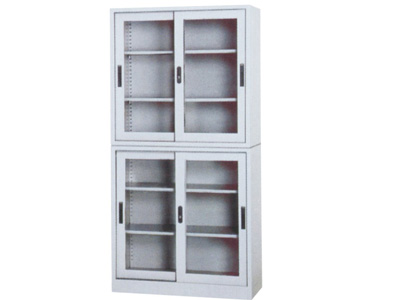 上下移门玻璃柜(1800×850×350)